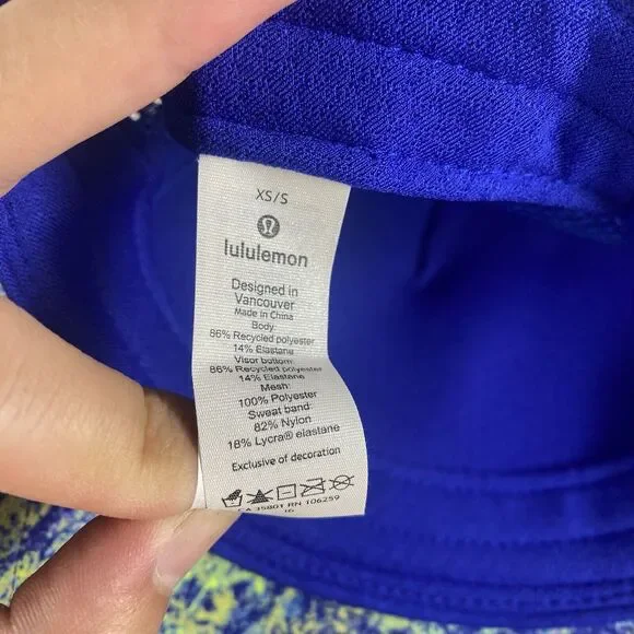 Lululemon Seawheeze 2019 Half-Marathon Baseball Hat Cap Cobalt Blue Size XS / S - Picture 6 of 6
